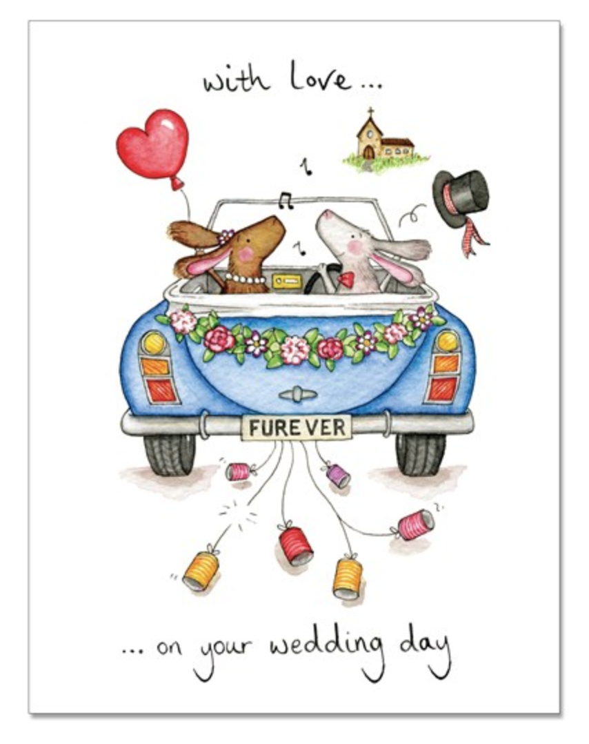 With Love...On Your Wedding Day Greetings Card