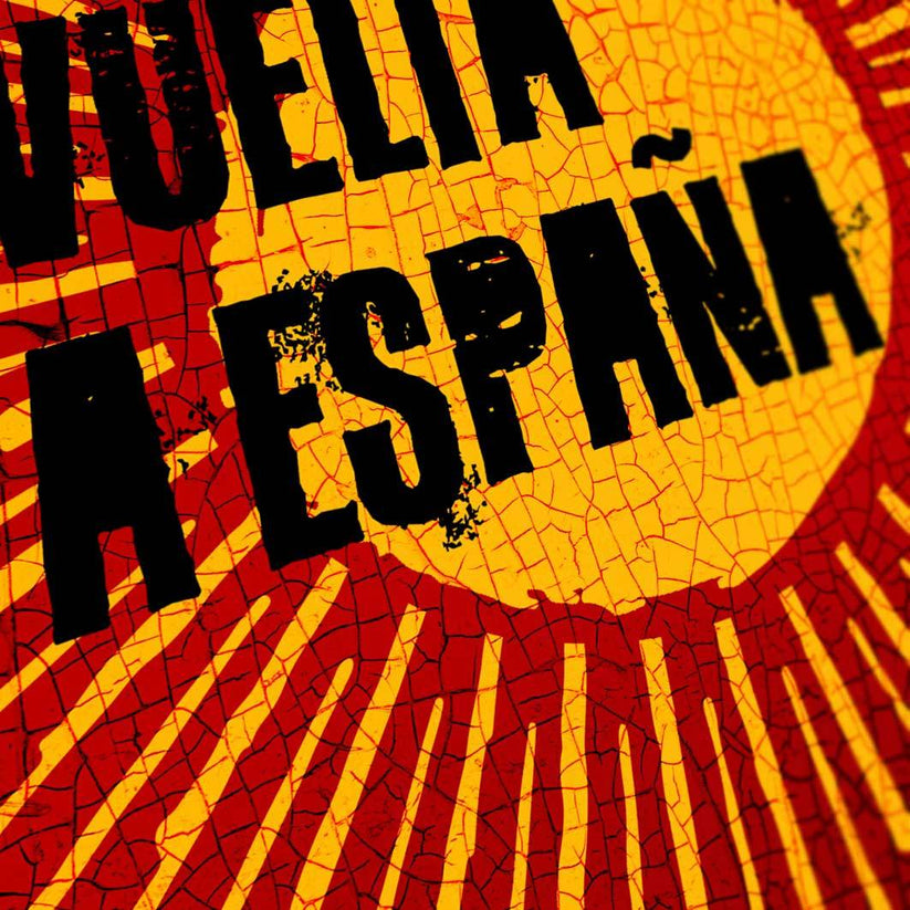 Vuelta Red - Cycling Poster Print