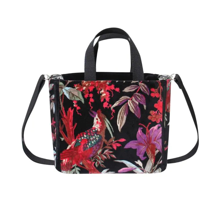 Eden Velvet  Tote Bag - Black