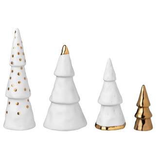 Porcelain Winter Forest - Gold