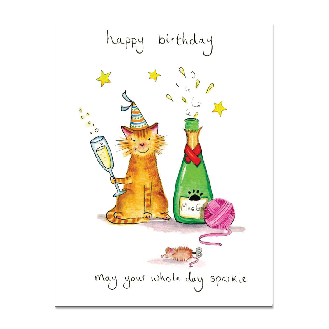 May Your Whole Your Day Sparkle Birthday Card