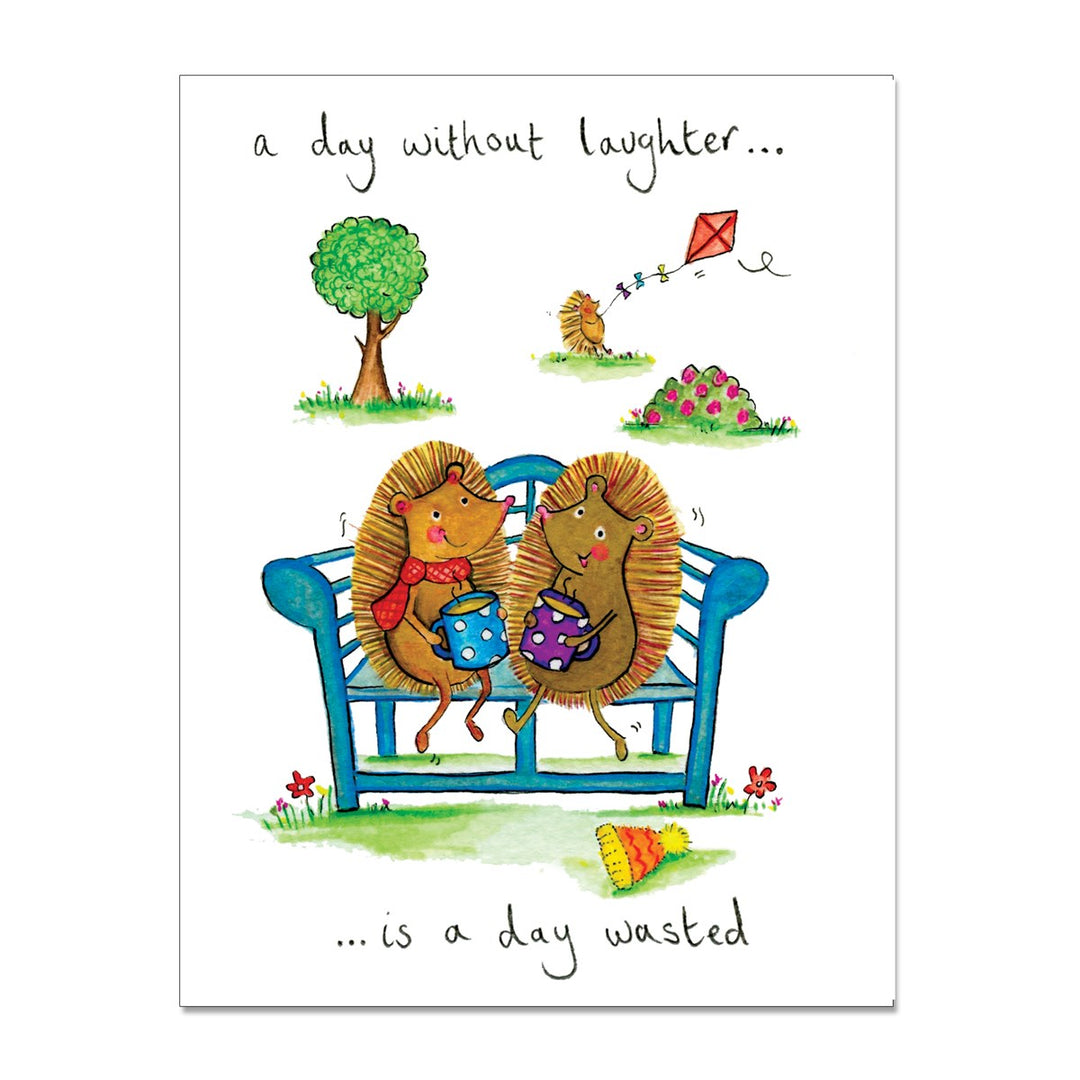 Day Without Laughter Greetings Card