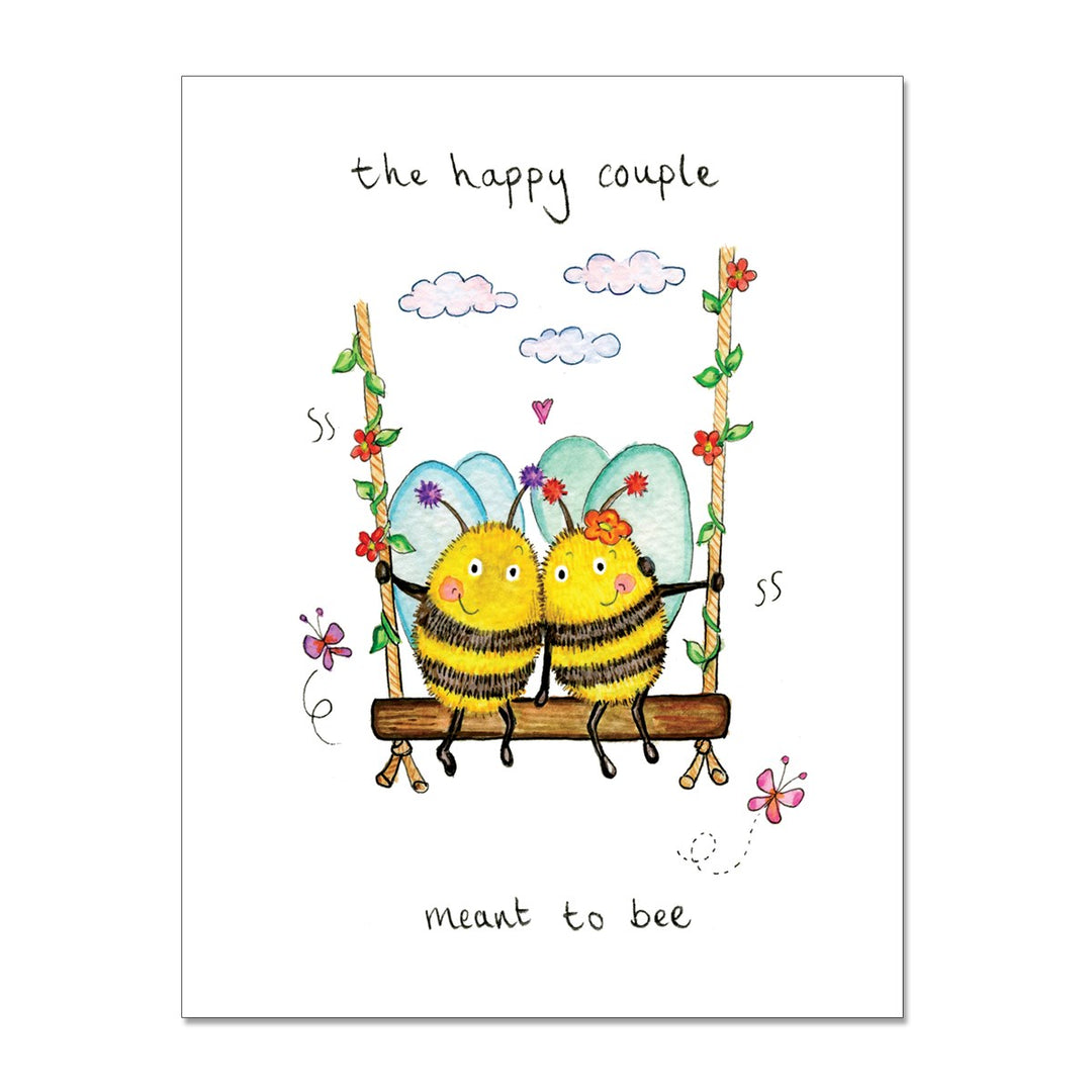 Meant To Bee - Wedding Greetings Card