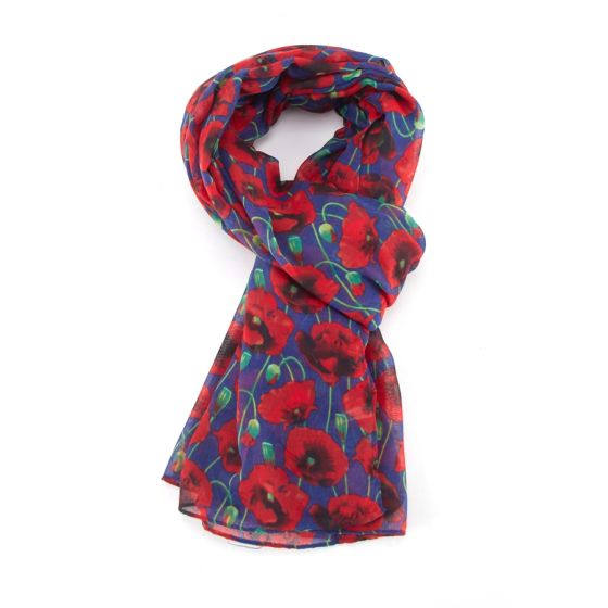 Poppy Bloom - Navy