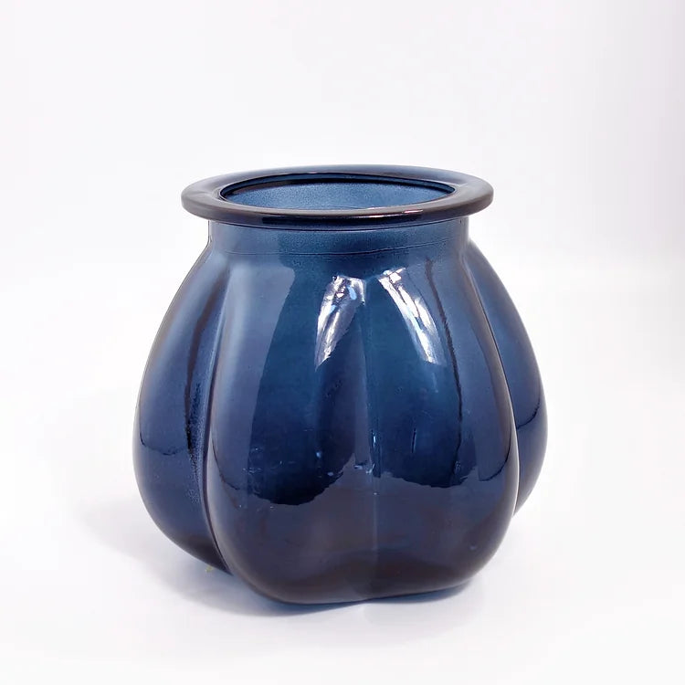 Pumpkin Glass Vase