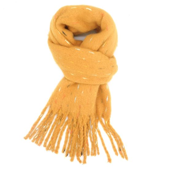 Multi Link Winter Scarf - Mustard