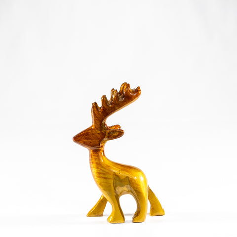 Stag Ornament - Brushed Gold