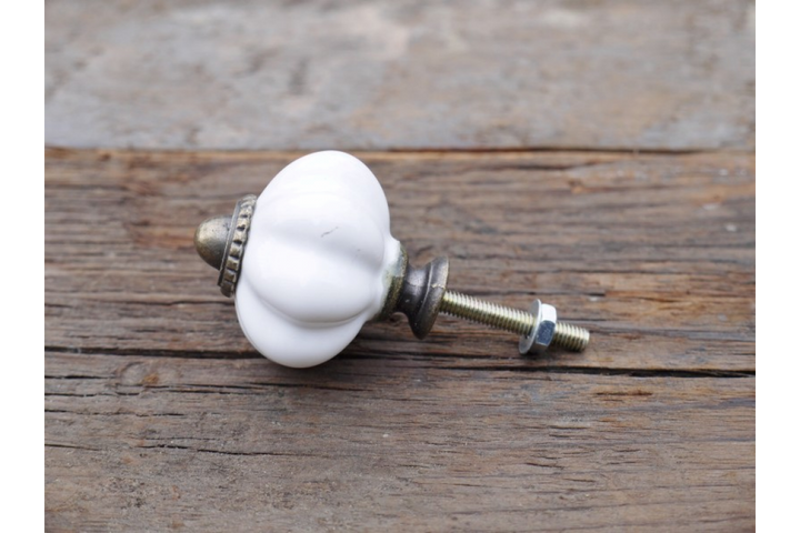 White Flower Knob