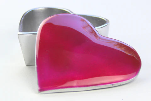 Heart Trinket Box - Pink