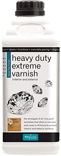 1L Clear Heavy Duty Extreme Varnish - Dead Flat