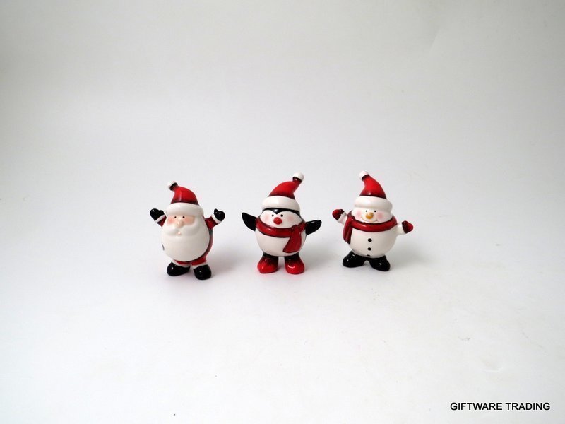 Mini Ceramic Figure - Snowman