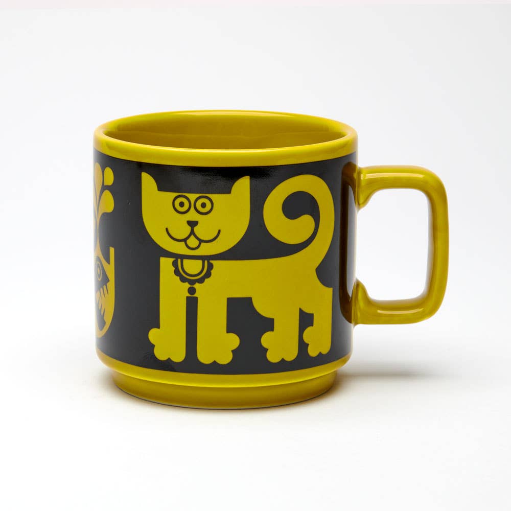 Hornsea Mug Cat & Pirhana