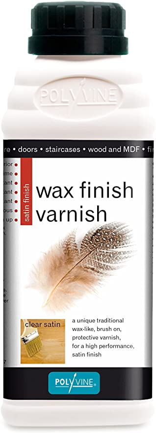 500ml Clear Wax Finish Varnish - Satin