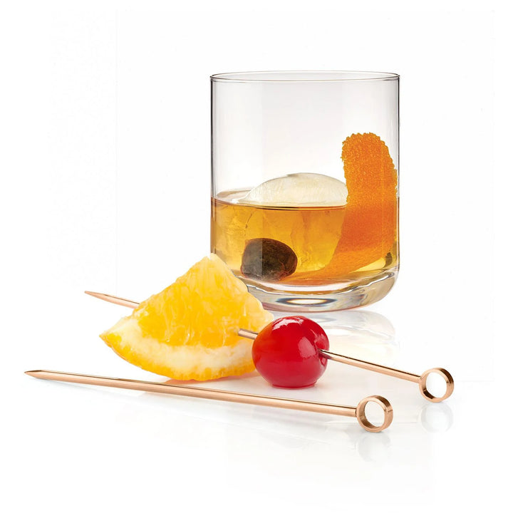 Stainless Steel Cocktail Sticks Set - Rose Gold