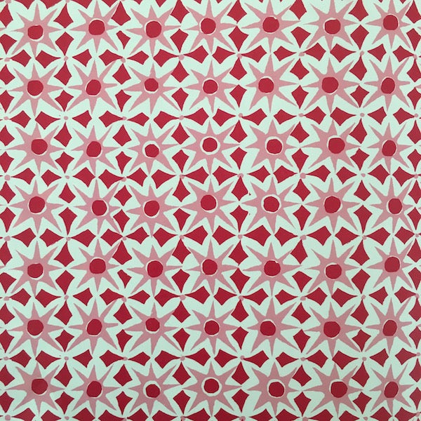 Alhambra Red & Pink Gift Wrap