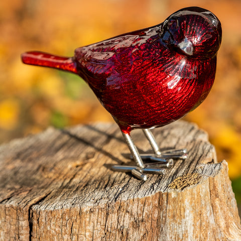 Enamelled Bird Ornament