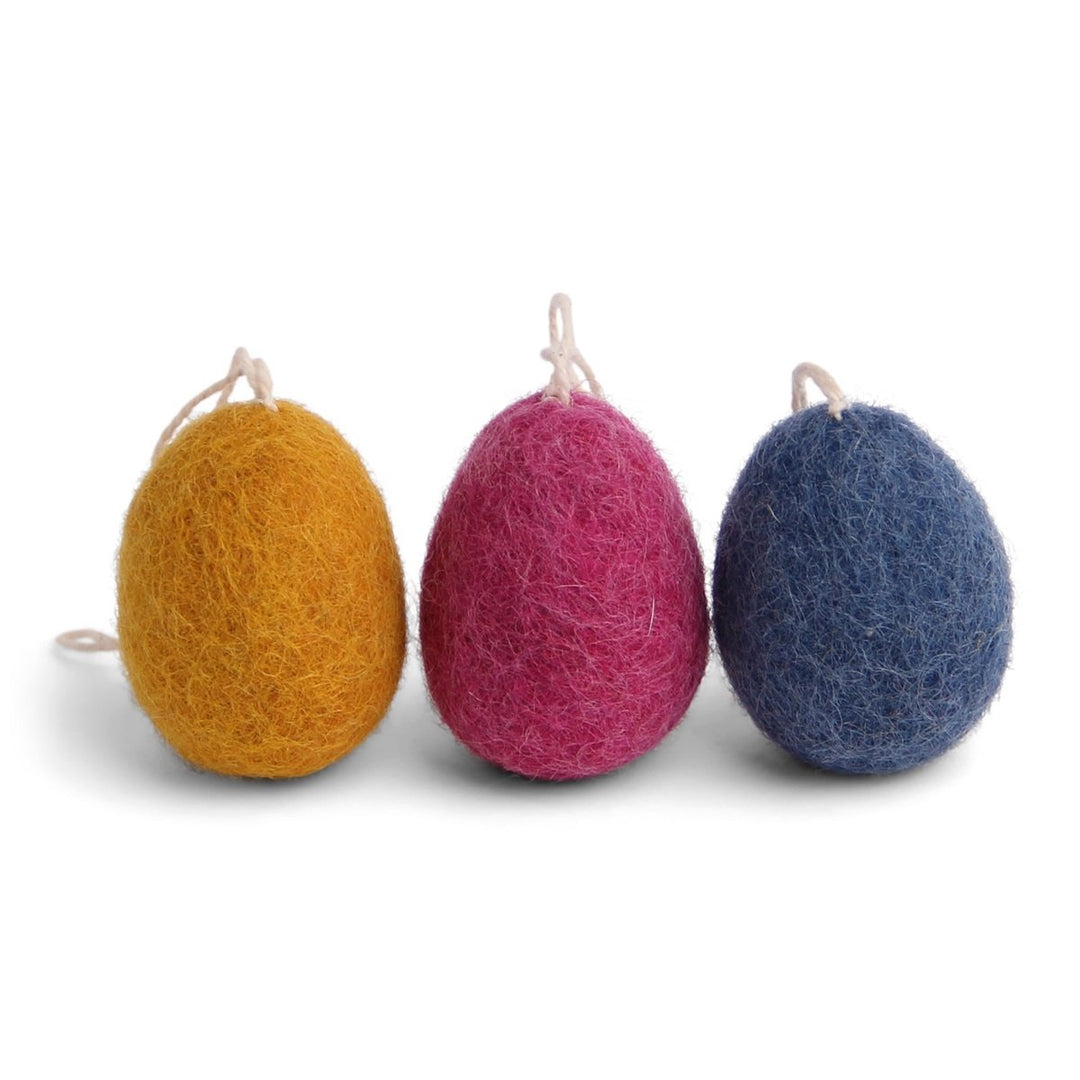 Colourful Felt Eggs