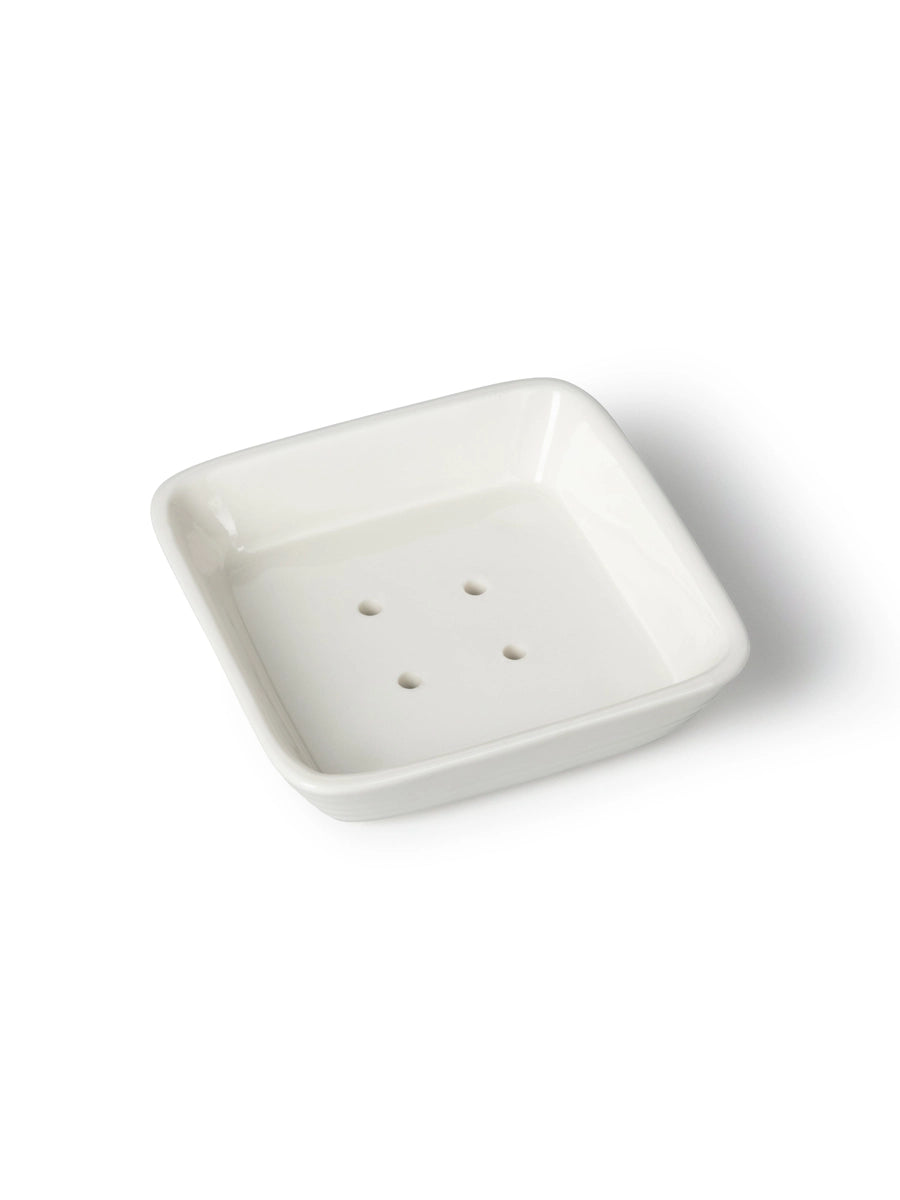 Porcelain Soap Dish - White