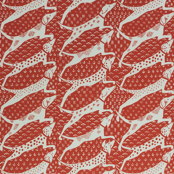 Red Dogs Gift Wrap