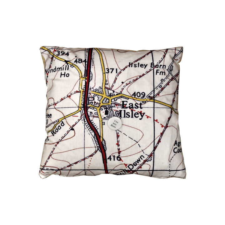 Vintage Map Cushion