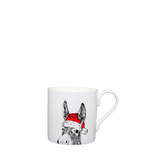 Christmas Donkey Bone China Mug