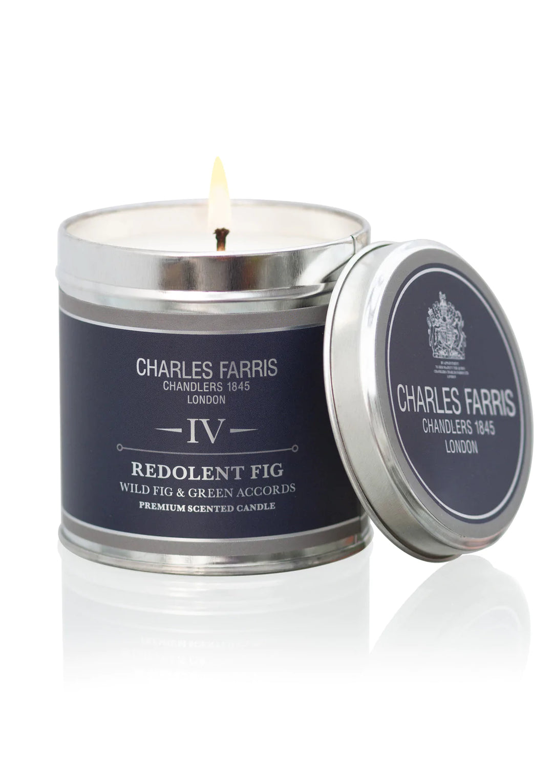 Scented Tin Candle - Redolent Fig / Wild Fig & Green Accords