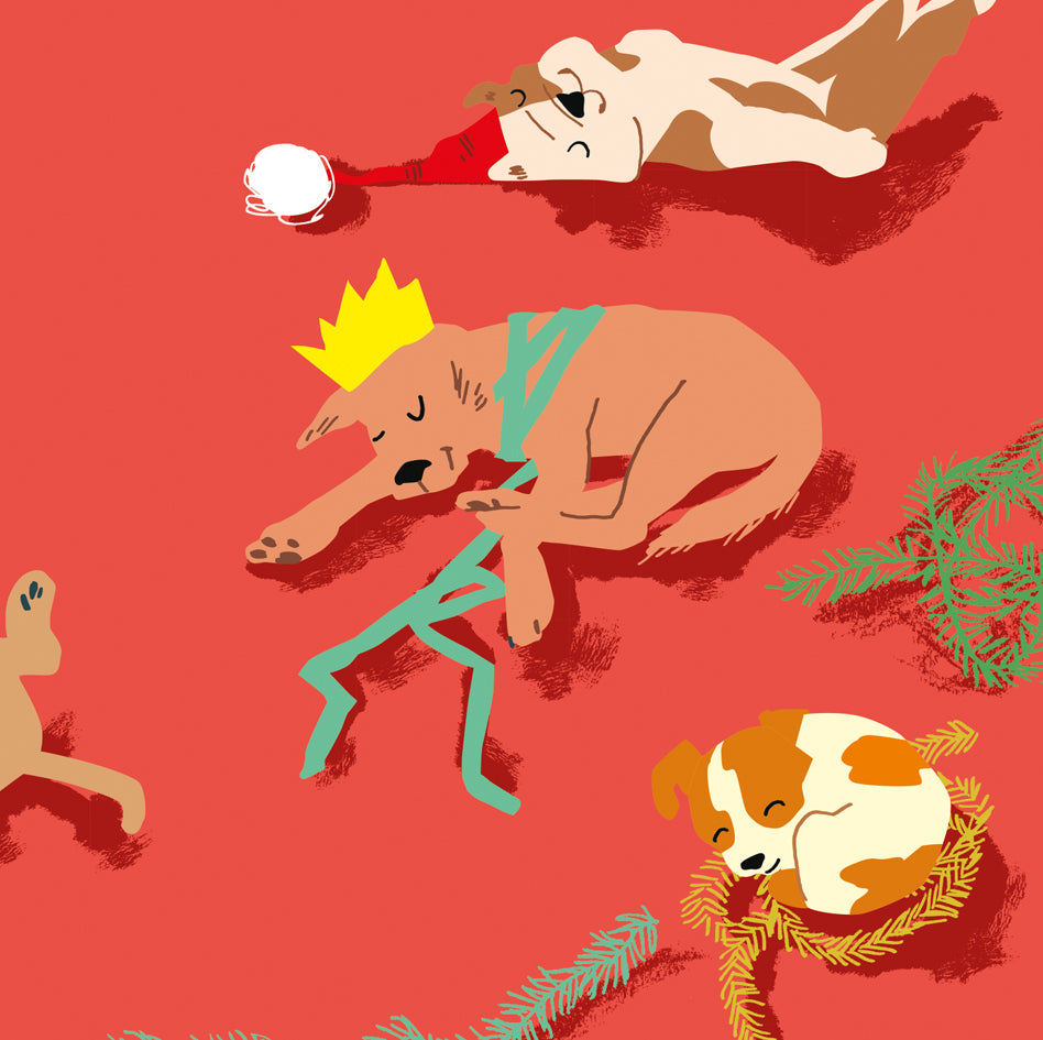 Sleeping Dog Gift Wrap