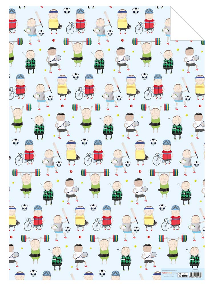 Sporty Boy Gift Wrap