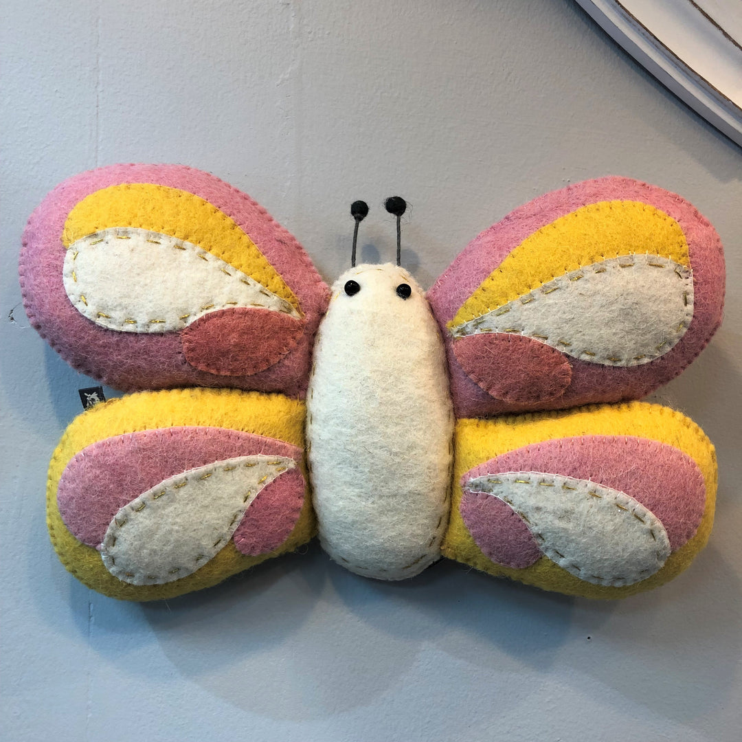 Felt Butterfly Wall Ornament