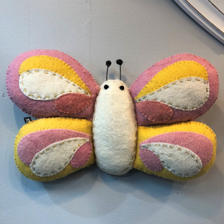 Felt Butterfly Wall Ornament