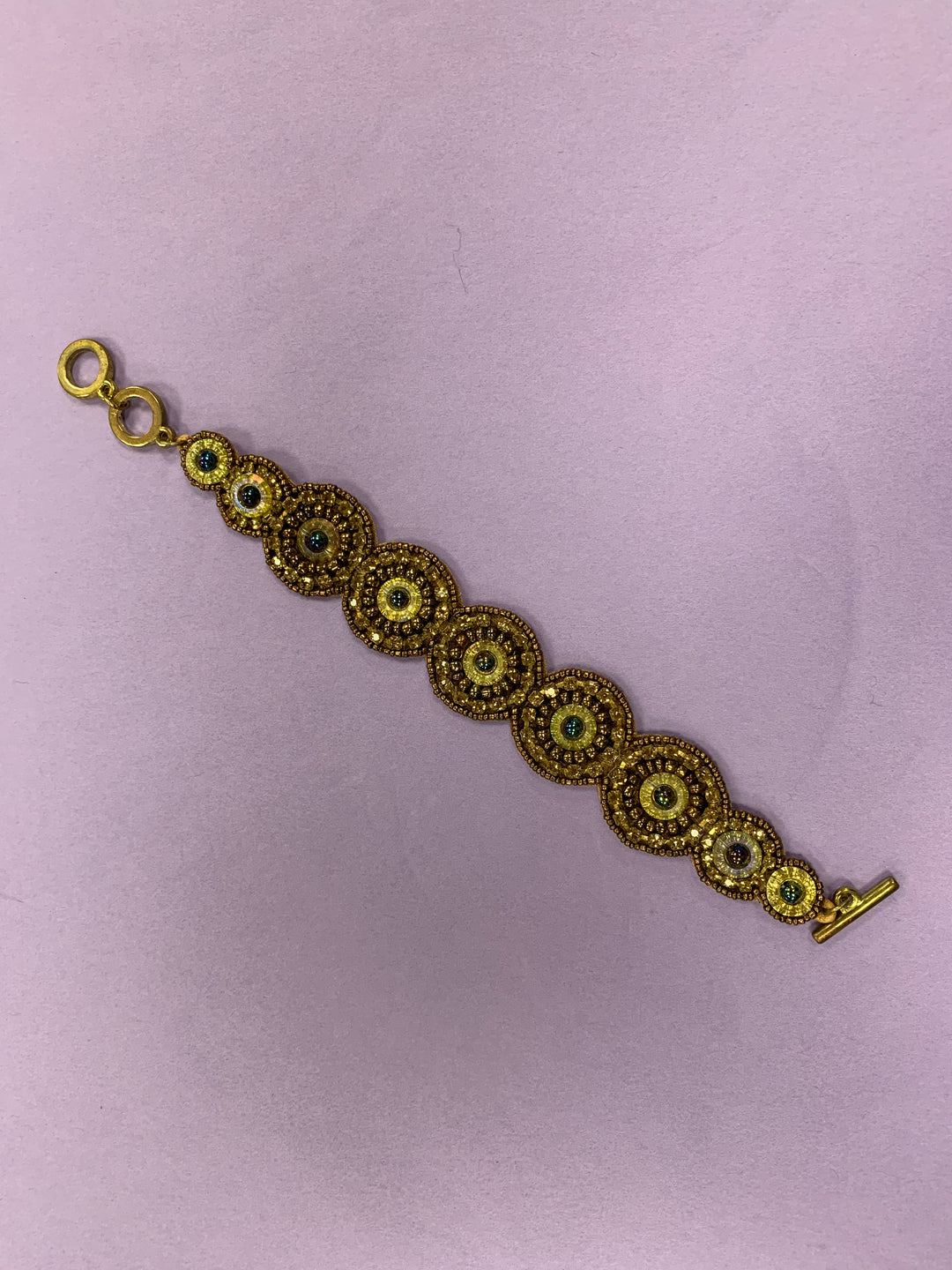 Gold Beaded Bracelet