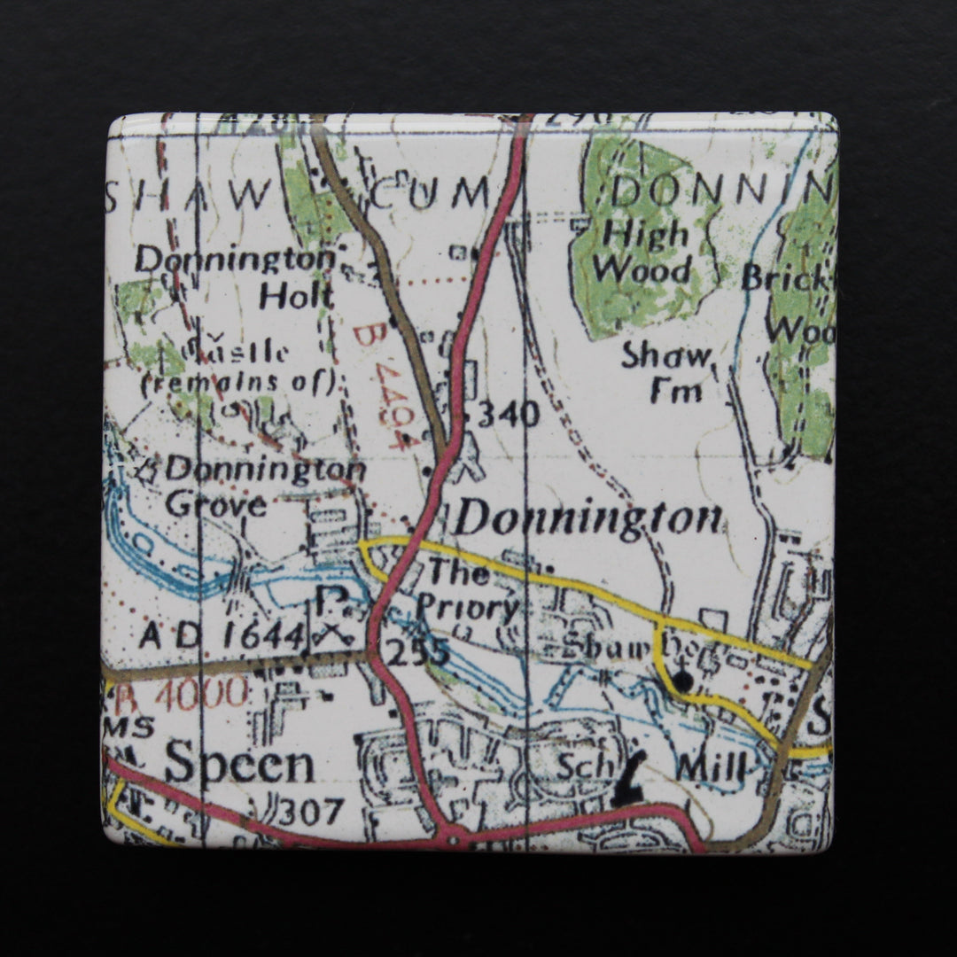 Vintage Map Fridge Magnet