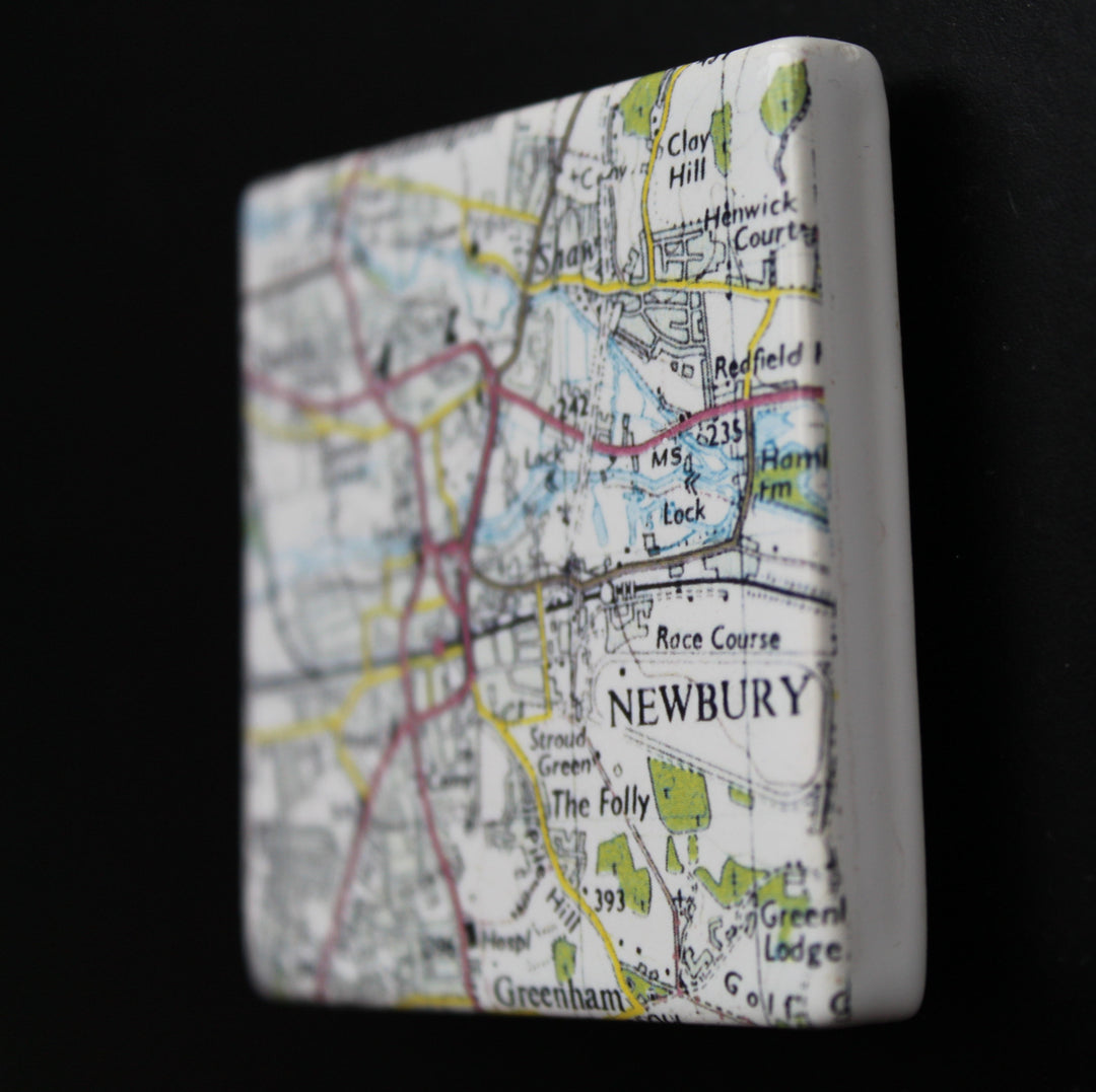 Vintage Map Fridge Magnet