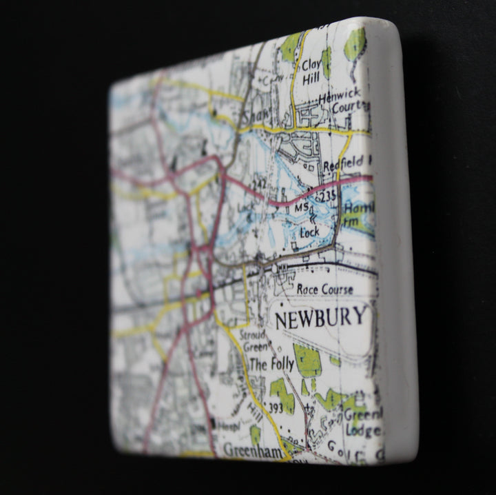 Vintage Map Fridge Magnet