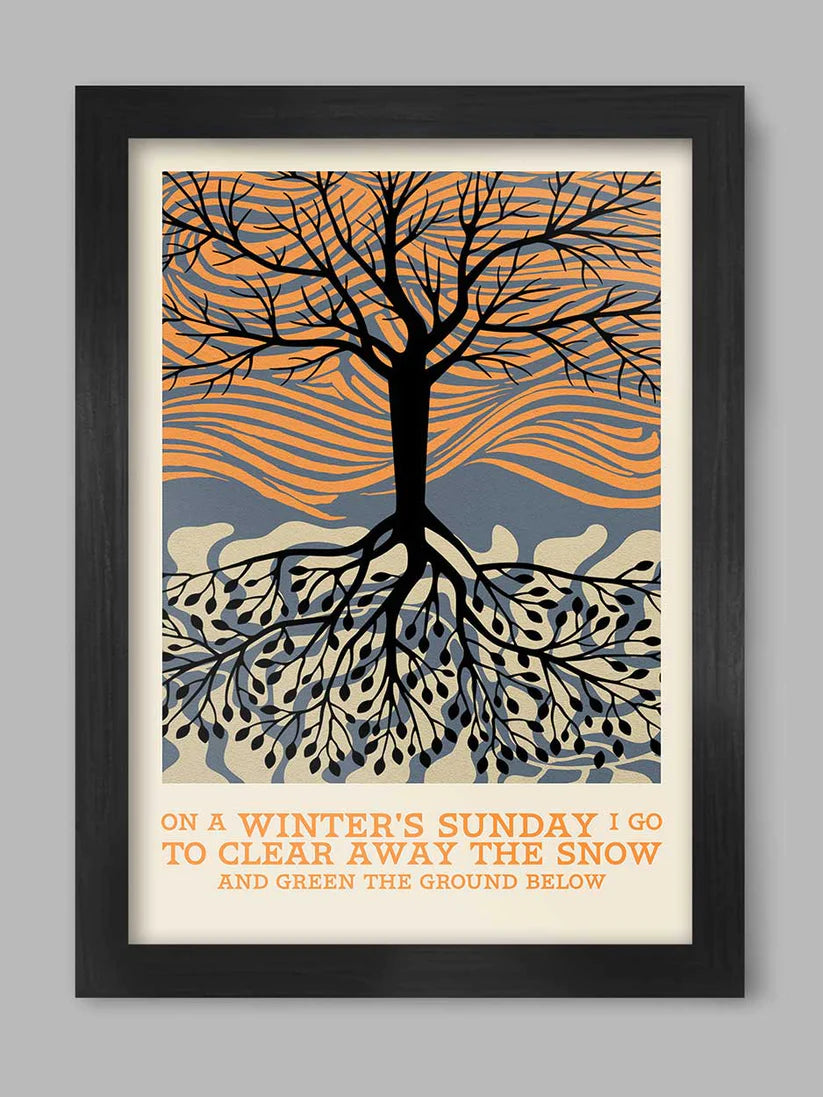 January Hymn - A3 Framed Print