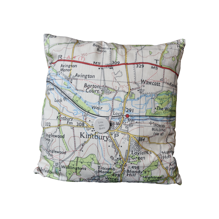 Vintage Map Cushion