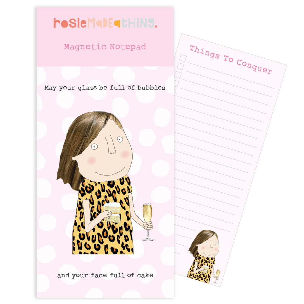 Magnetic Notepad - Bubbles & Cake