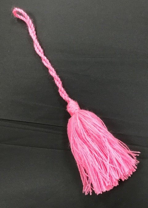 Colour Wool Tassel - Hot Pink