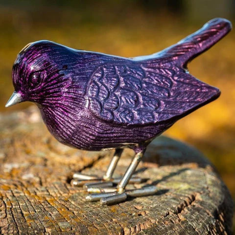 Enamelled Robin Ornaments