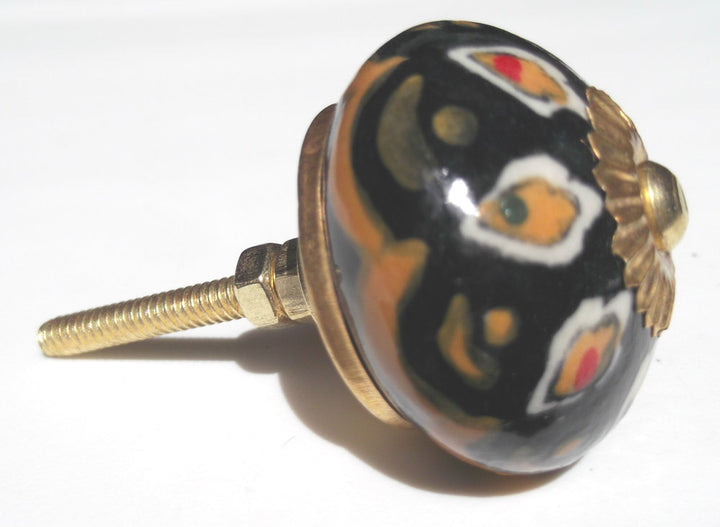 Artisan Black Pattern Knob