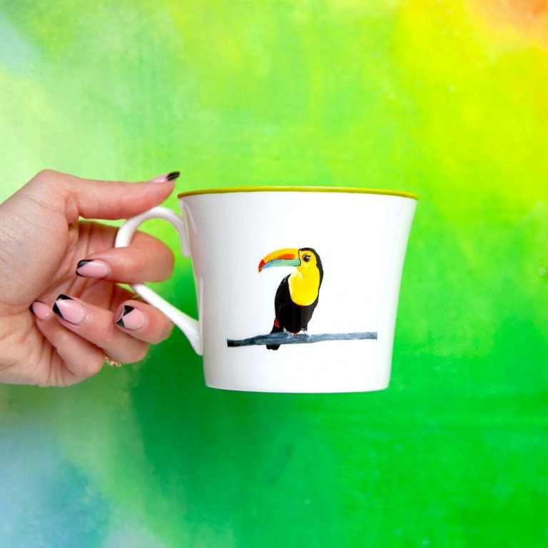 Taj Toucan- Fine Bone China Mug