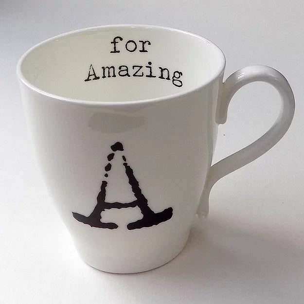 Letter Mug - A For....