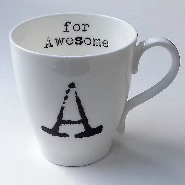 Letter Mug - A For....