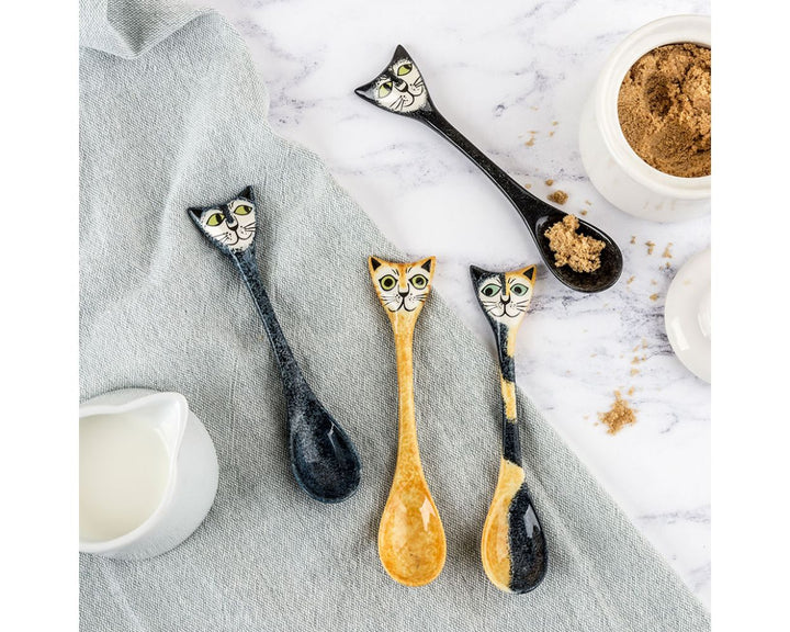 Ceramic Cat Spoons