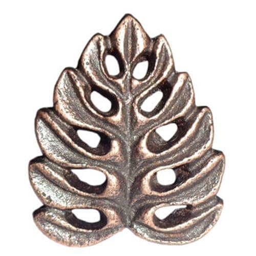 Antique Cheese Plant Leaf Drawer Pull