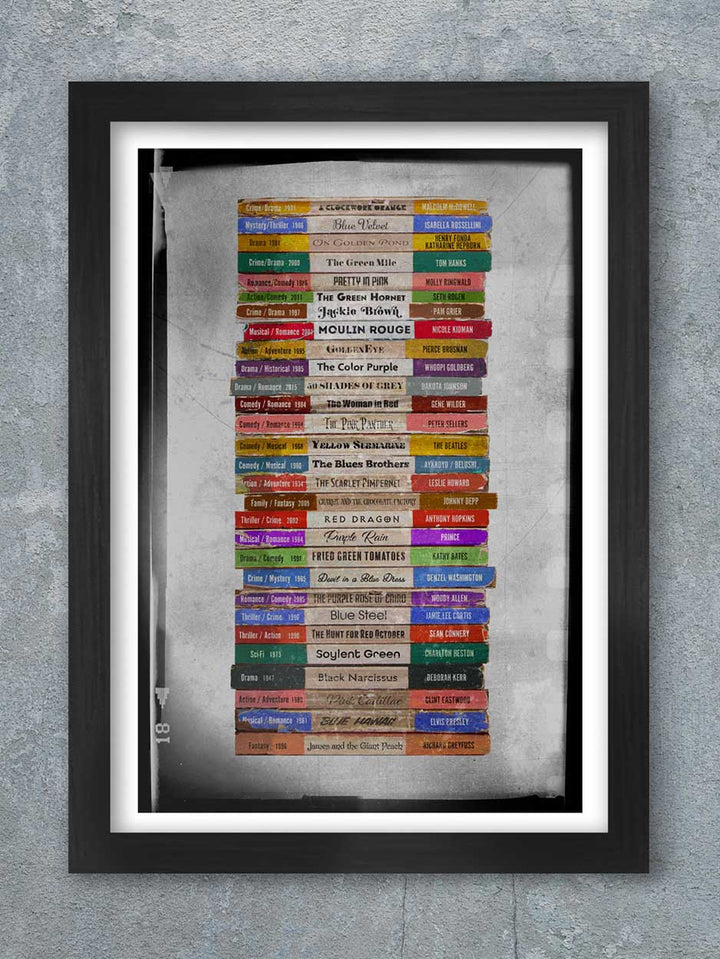 Films in Colour - A3 Framed Print