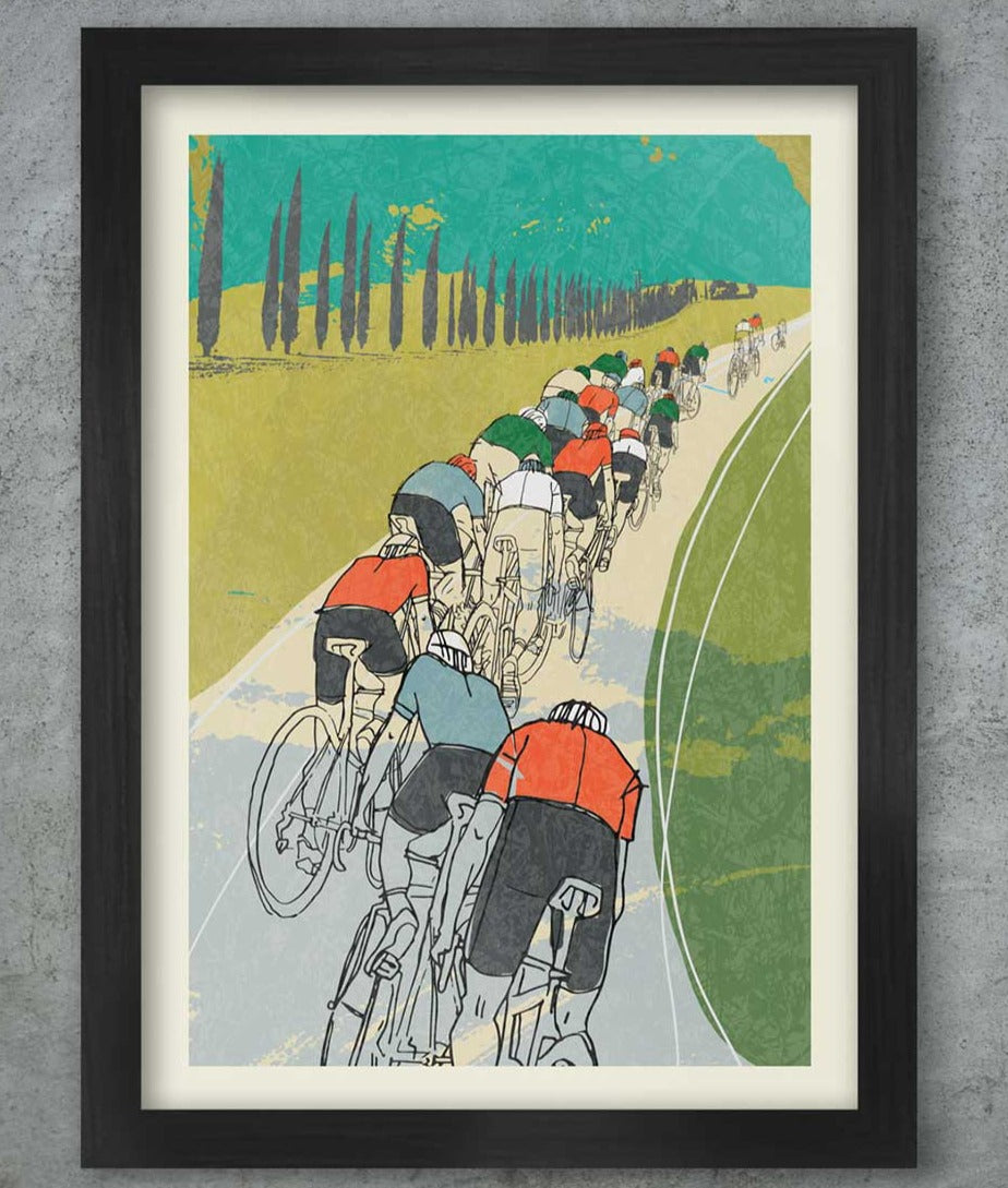 Following the Wheel - A3 Poster Print
