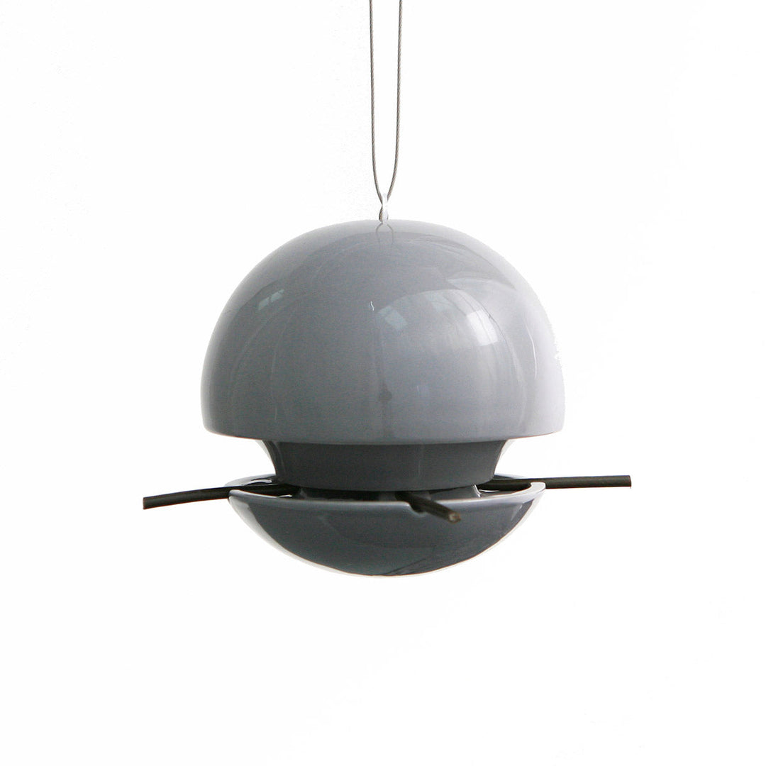 Ball Seed Bird Feeder - Grey