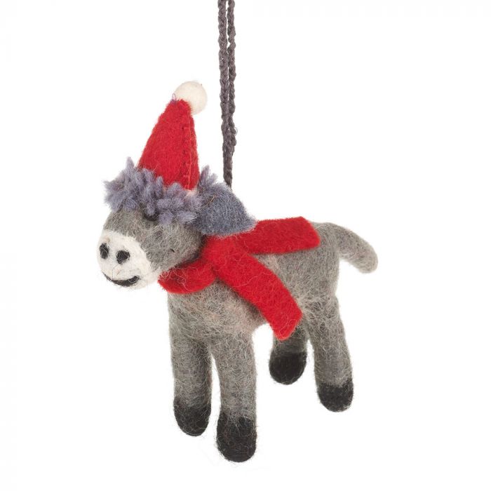 Donkey Felt Hanging Decoration