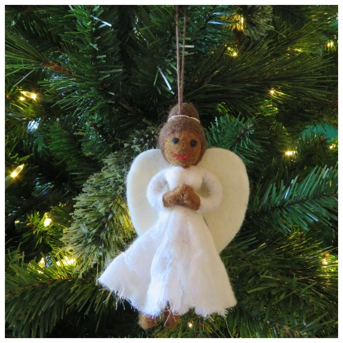 Christmas Angel Felt Hanging Decoration